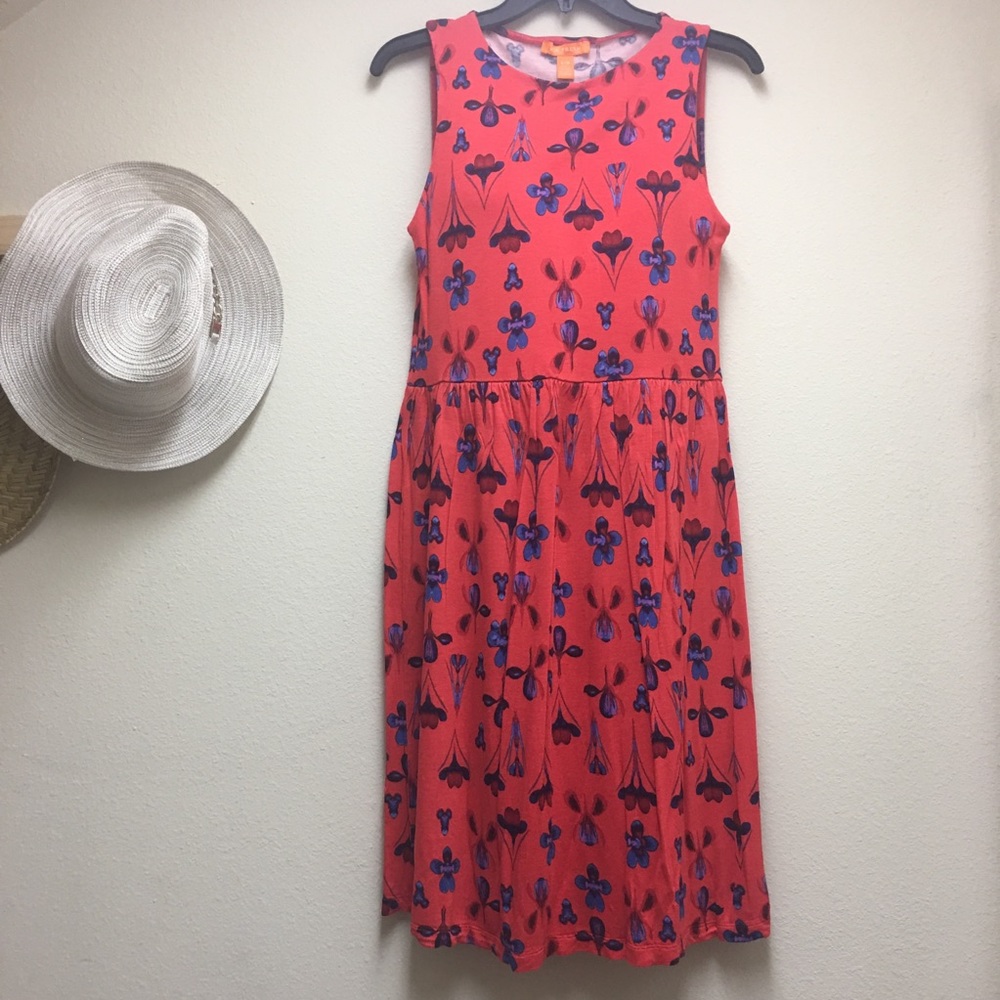JOE FRESH  Size Small Casual Sleeveless Tank knit gathered waist T-shirt Dress